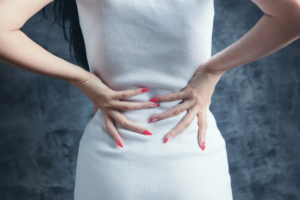 Be gentle when massaging away your menstrual pain.