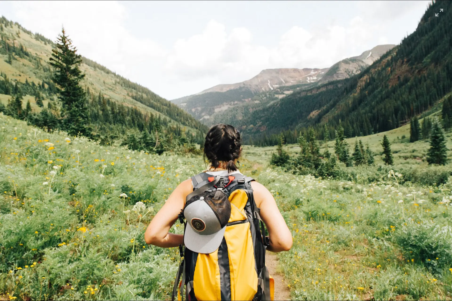 woman traveling alone