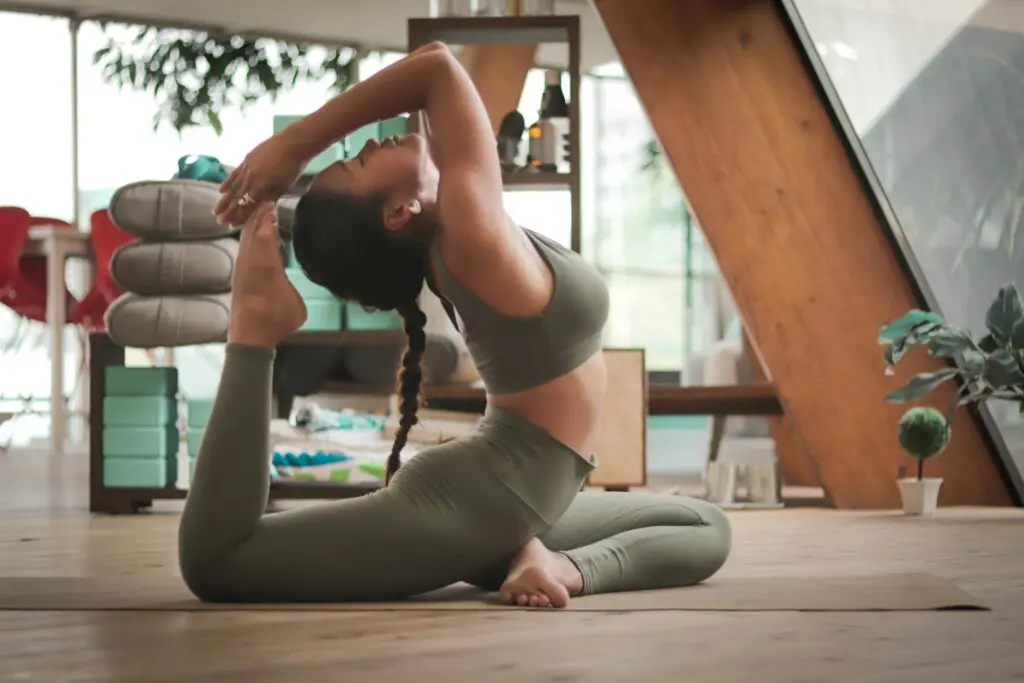 Woman in Yoga Pose