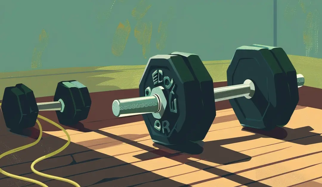 Two pairs of weights