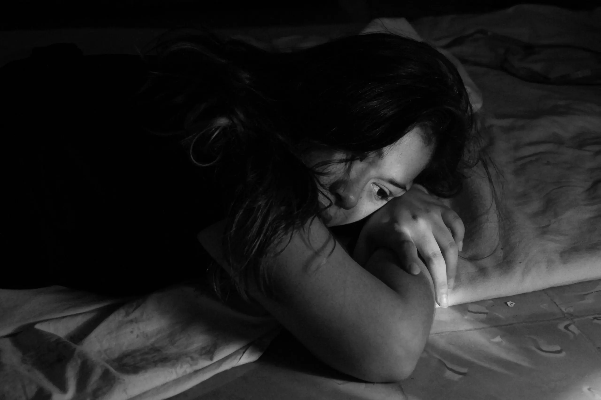 woman feeling depressed