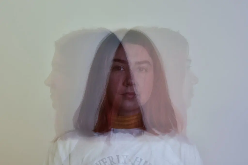 A woman standing