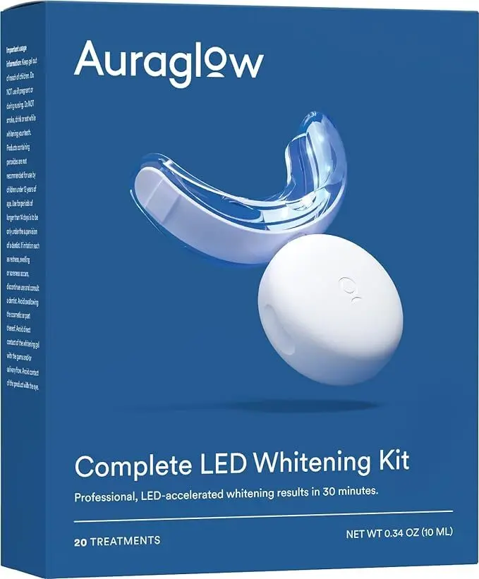 auraglow teeth whitening kit