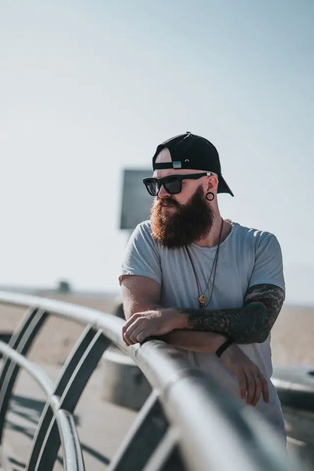 A man with a long beard