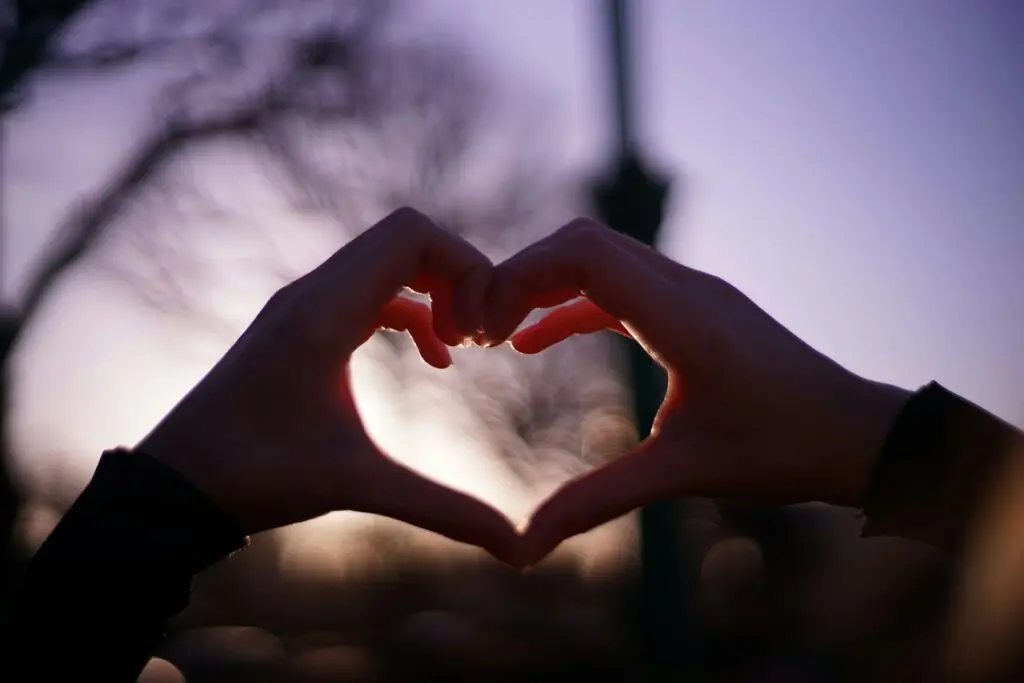 Heart shape with hands