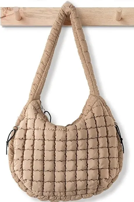 puffer tote bag