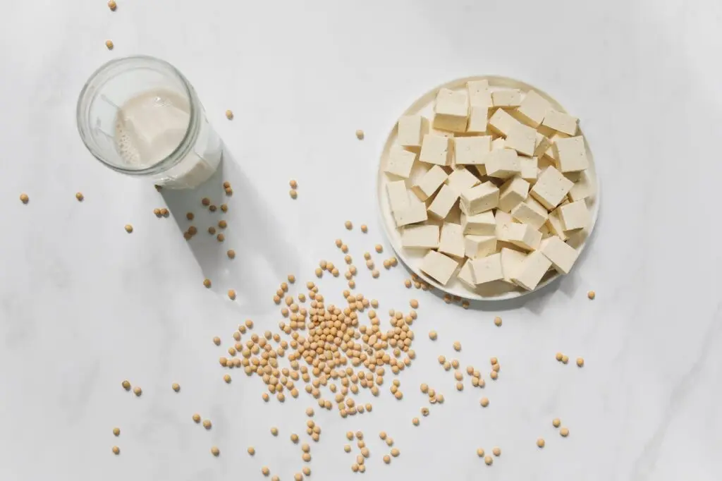 A bowl of tofu