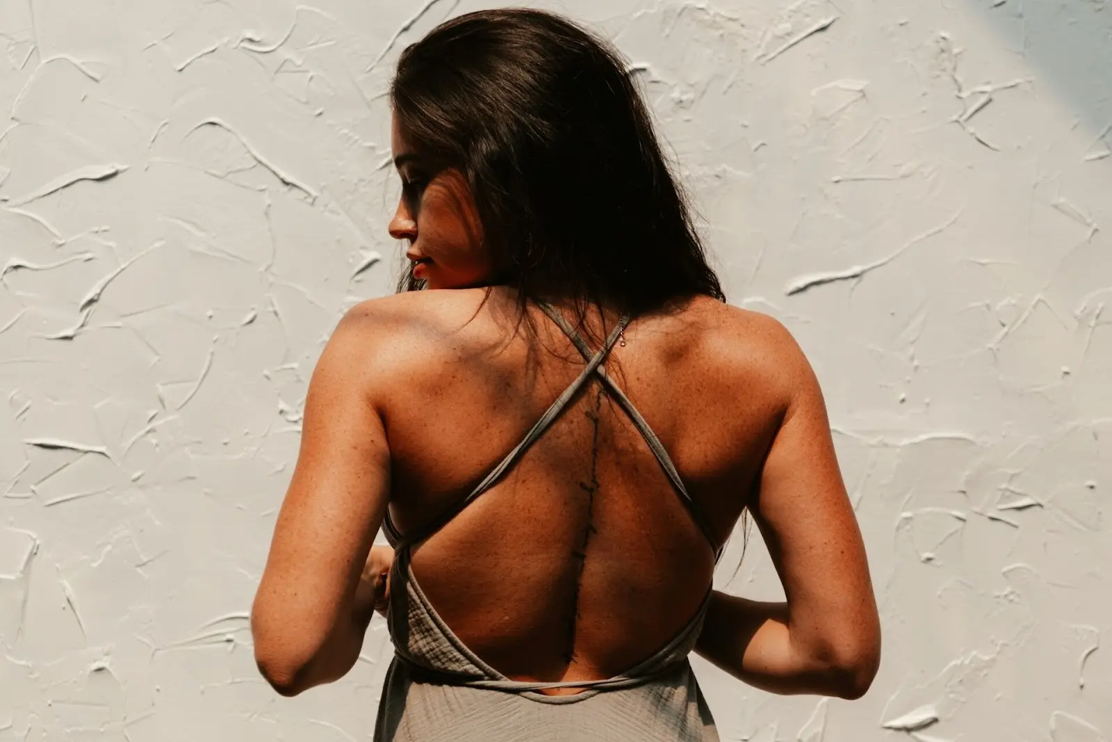 bronzed body