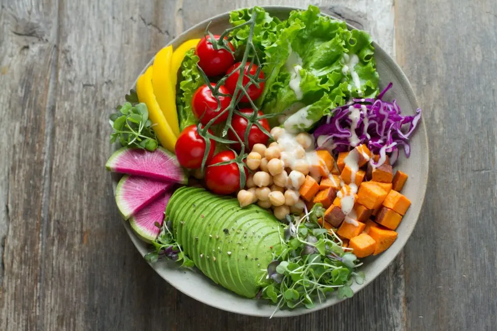 A healthy meal as part of the 75 Hard Challenge.