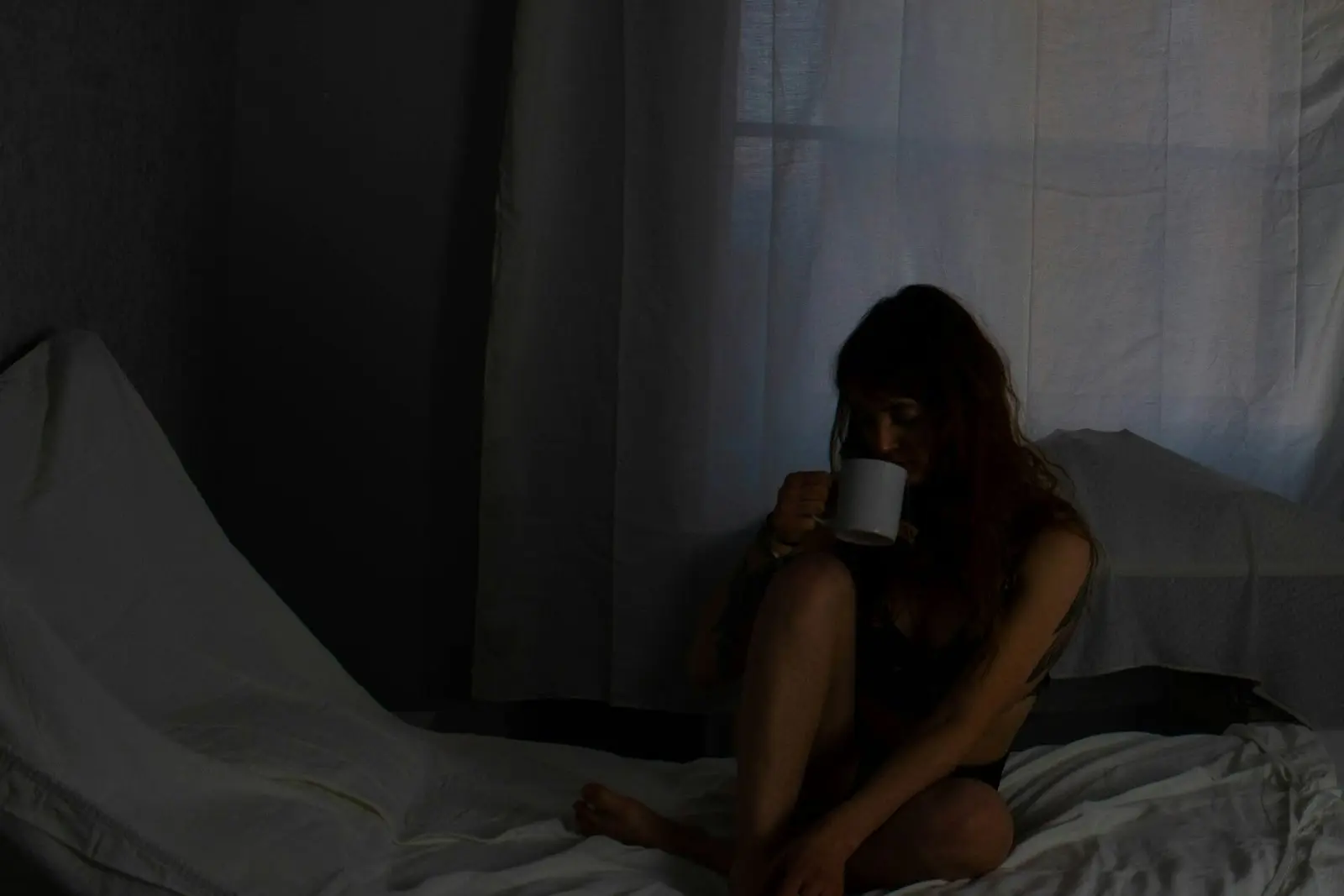 drinking in bed