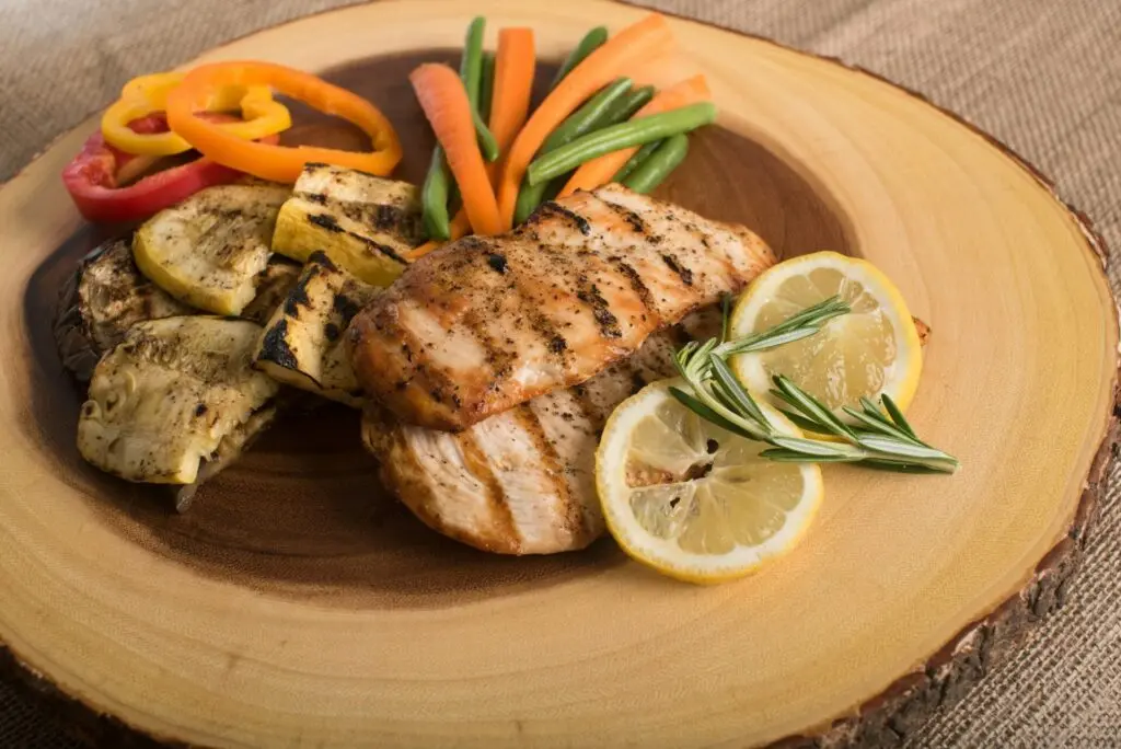 Healthy protein sources like chicken and fish speed up recovery.