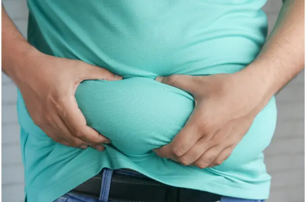 A belly caused by gluten sensitivity can create weight gain.