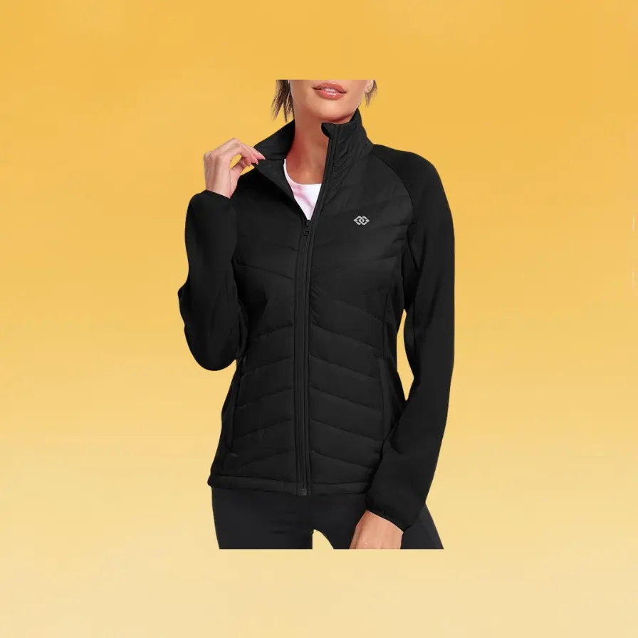 insulated jacket as an example of Winter Fitness Clothes