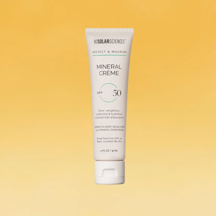 Example of Mineral sunscreen for sensitive skin