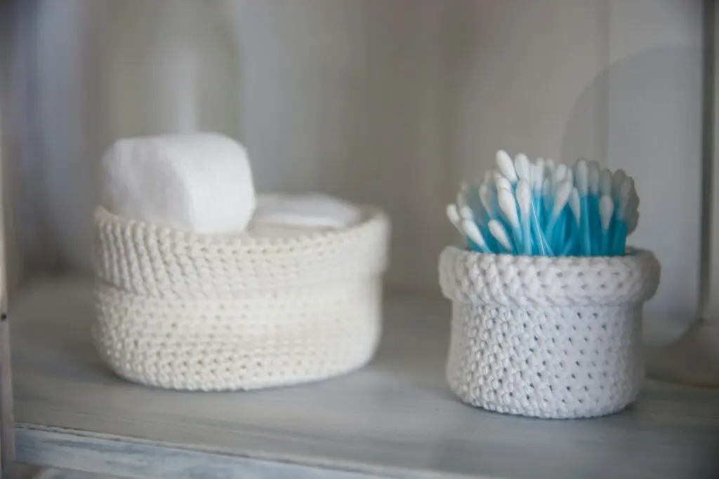 cotton pads and buds