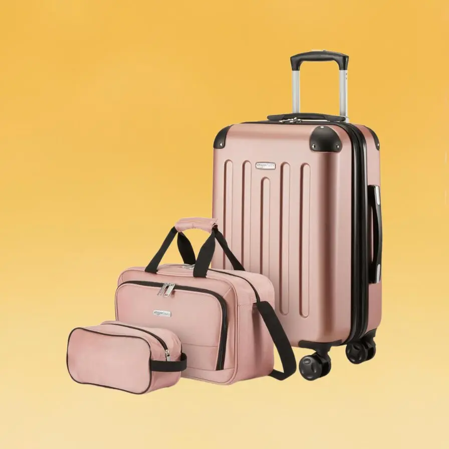 Amazon Basics 3-Piece Best Luggage Set