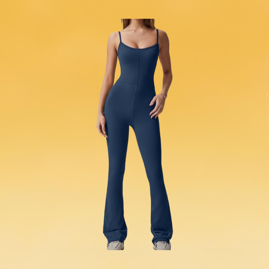 QINSEN Flare Jumpsuit