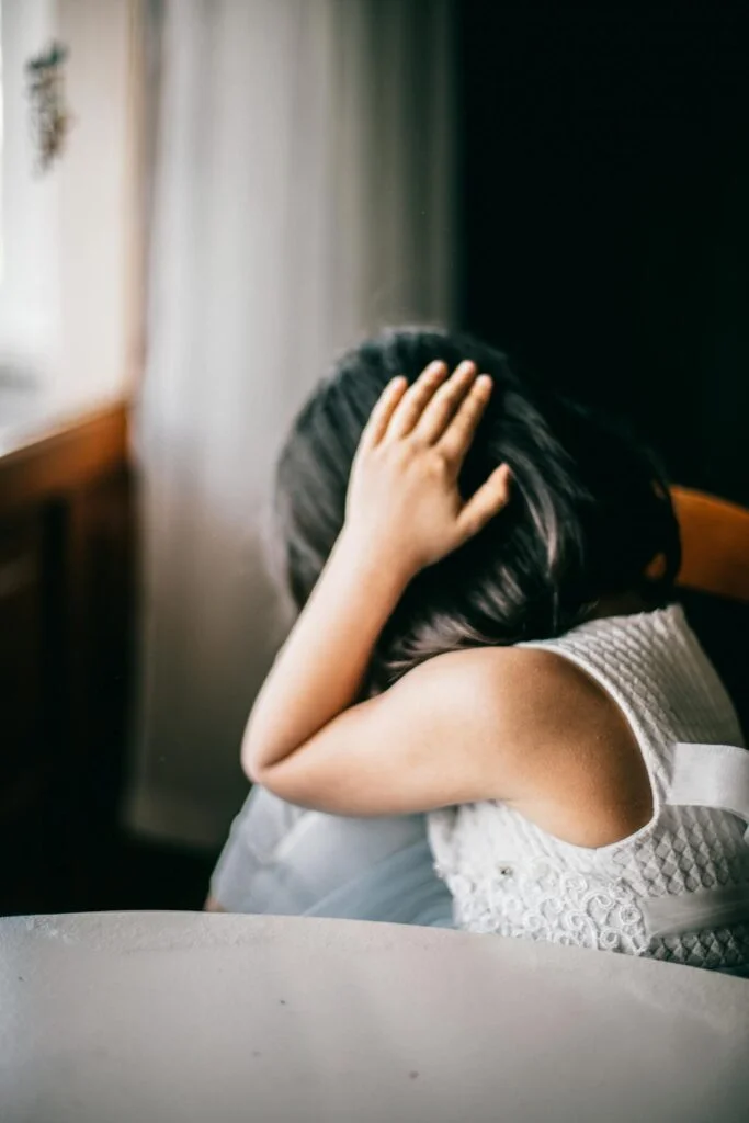 Young Girl in Despair