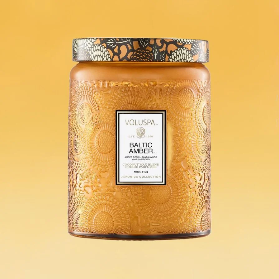 Voluspa Baltic Amber Large Candle Jar