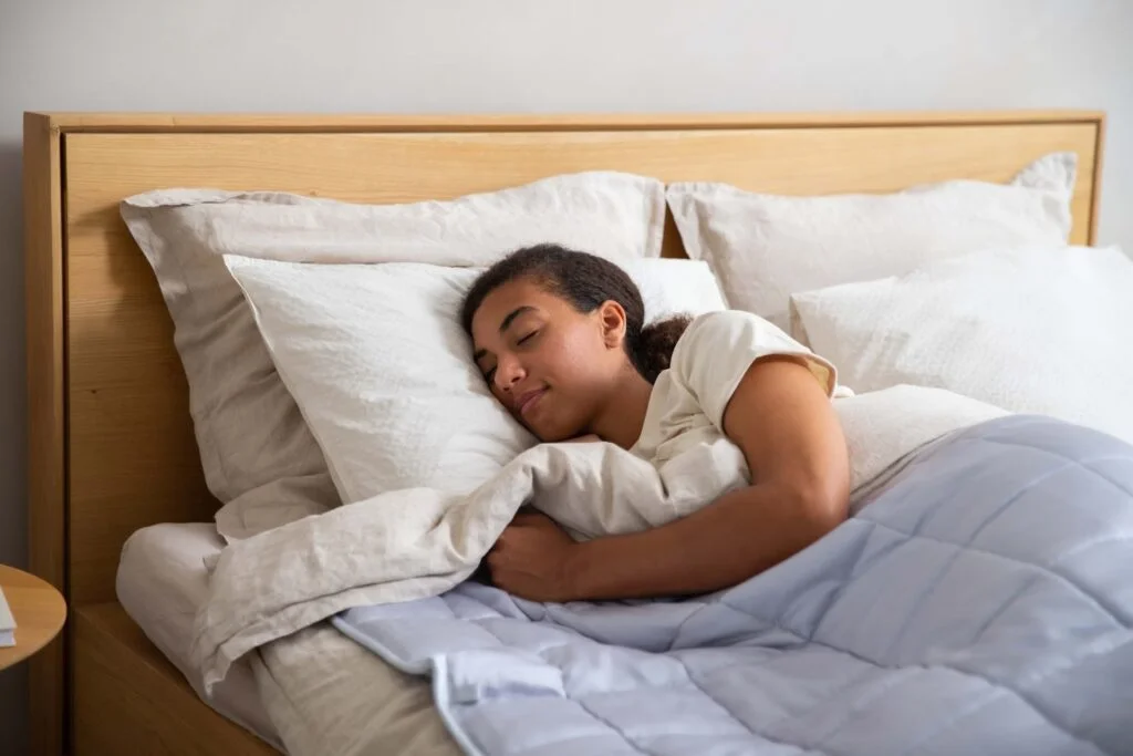 sleeping woman