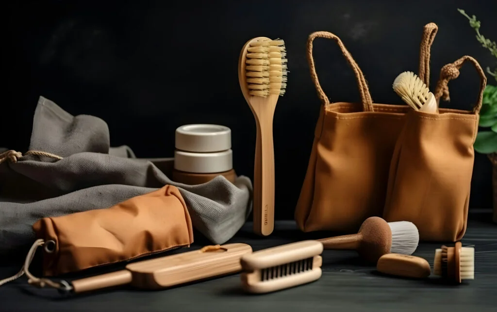 Dry brushing improves circulation and skin health.