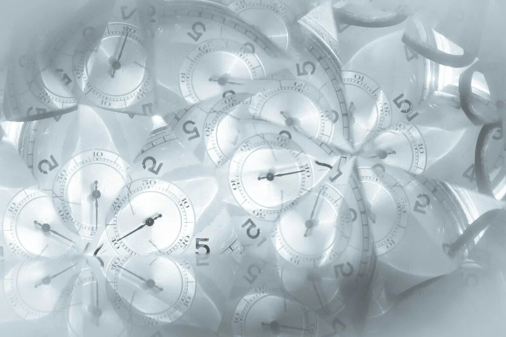It's common to lose your sense of time during a darkness retreat.