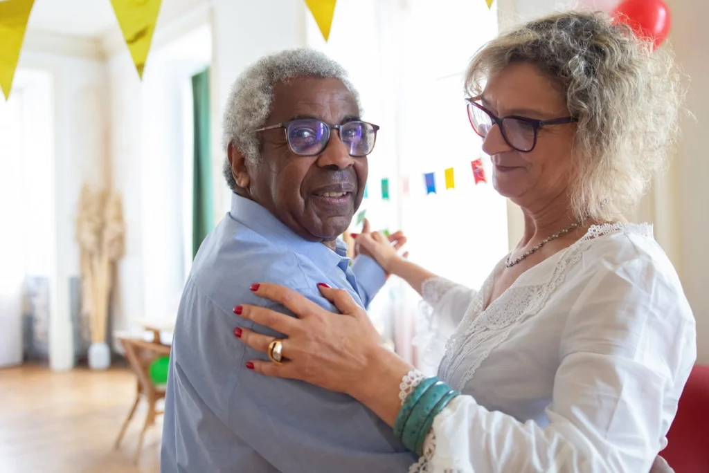 Man and Woman Dancing