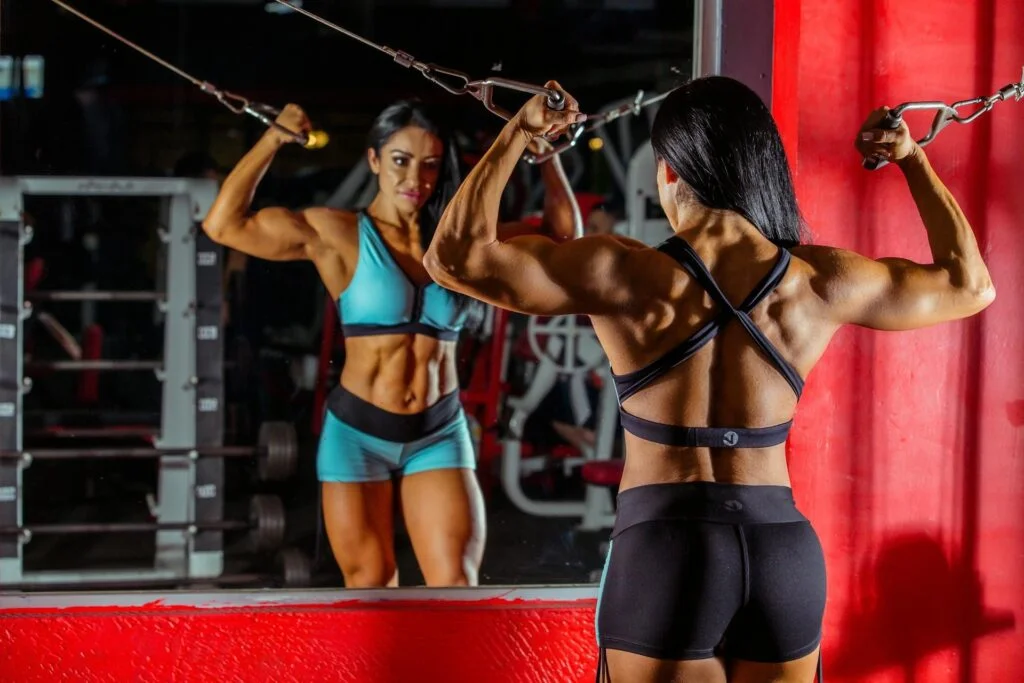 woman body builder