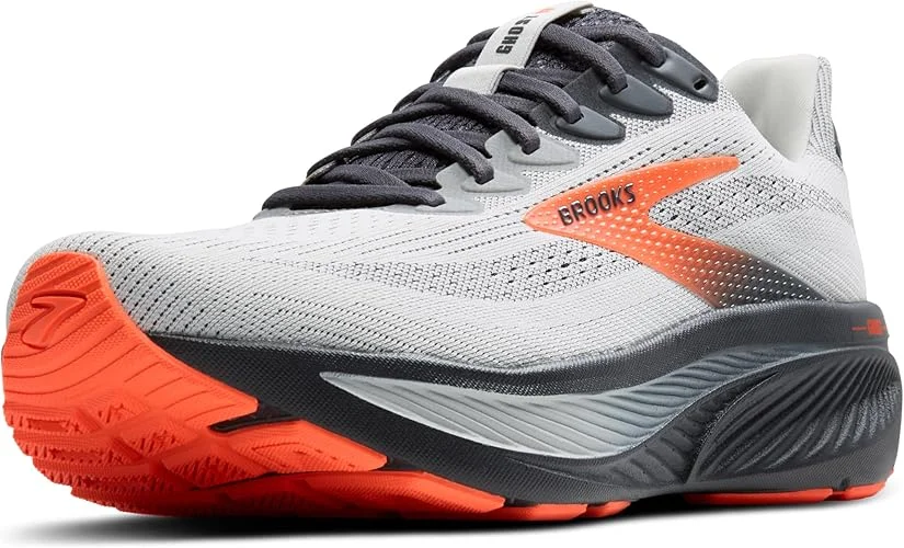 Brooks Ghost 17 gray and orange neutral running shoe