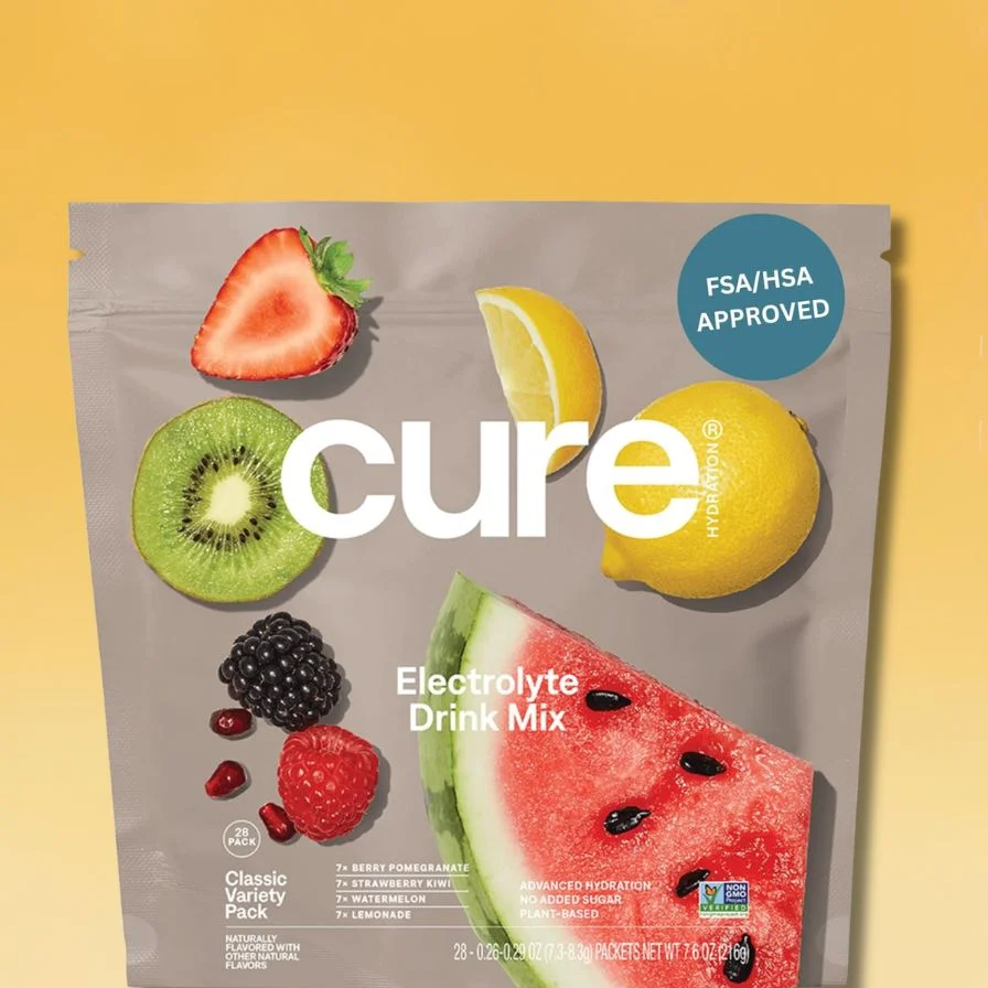 Cure Hydration Mix, a brand of electrolyte supplement