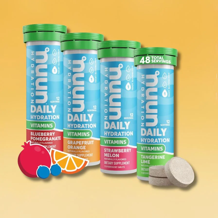 Nuun Vitamins Electrolyte Tablets, a brand of electrolyte supplement
