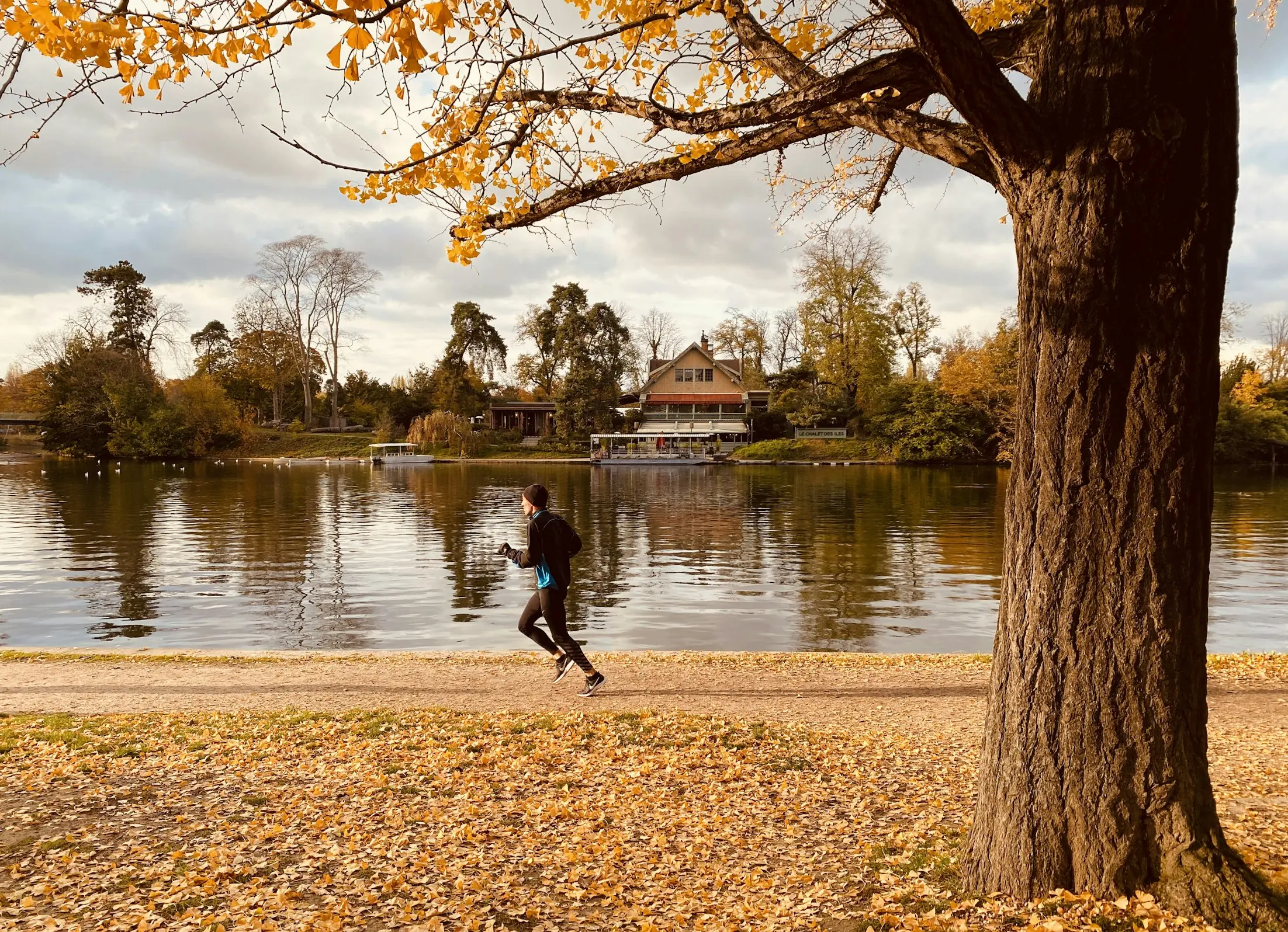 man running outdoors