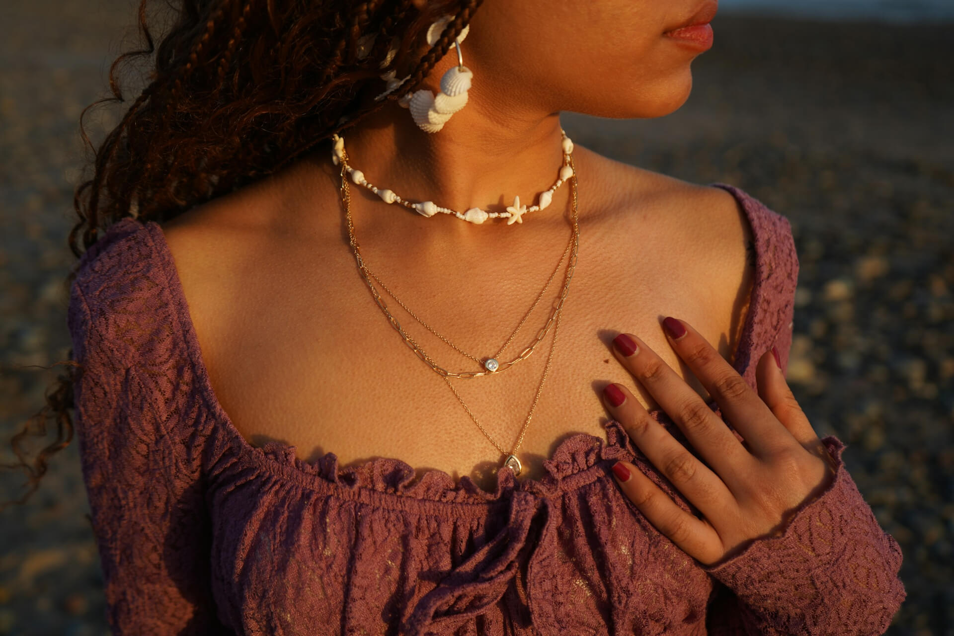 Sweatproof jewelry make summer outfits easy.