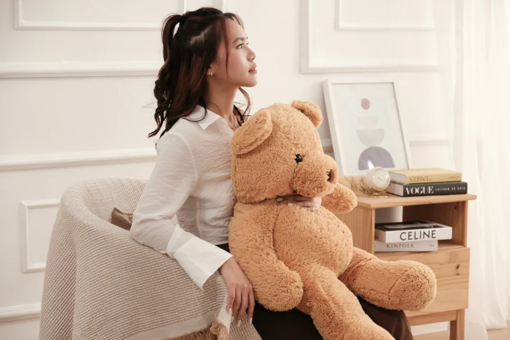 Weighted comfort toys can be used to aid sleep, destress or find your focus.