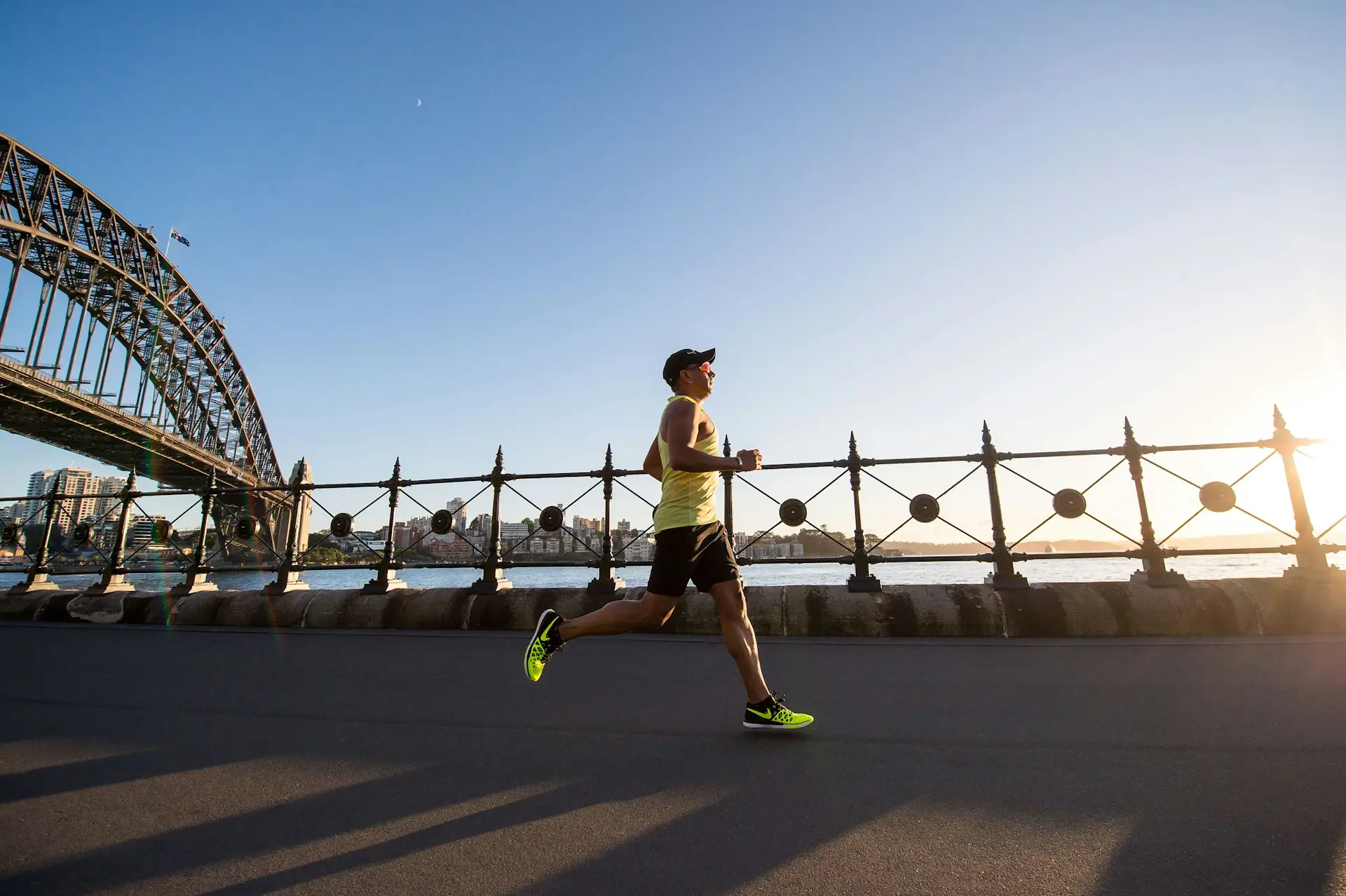 A runner running in zone 2.