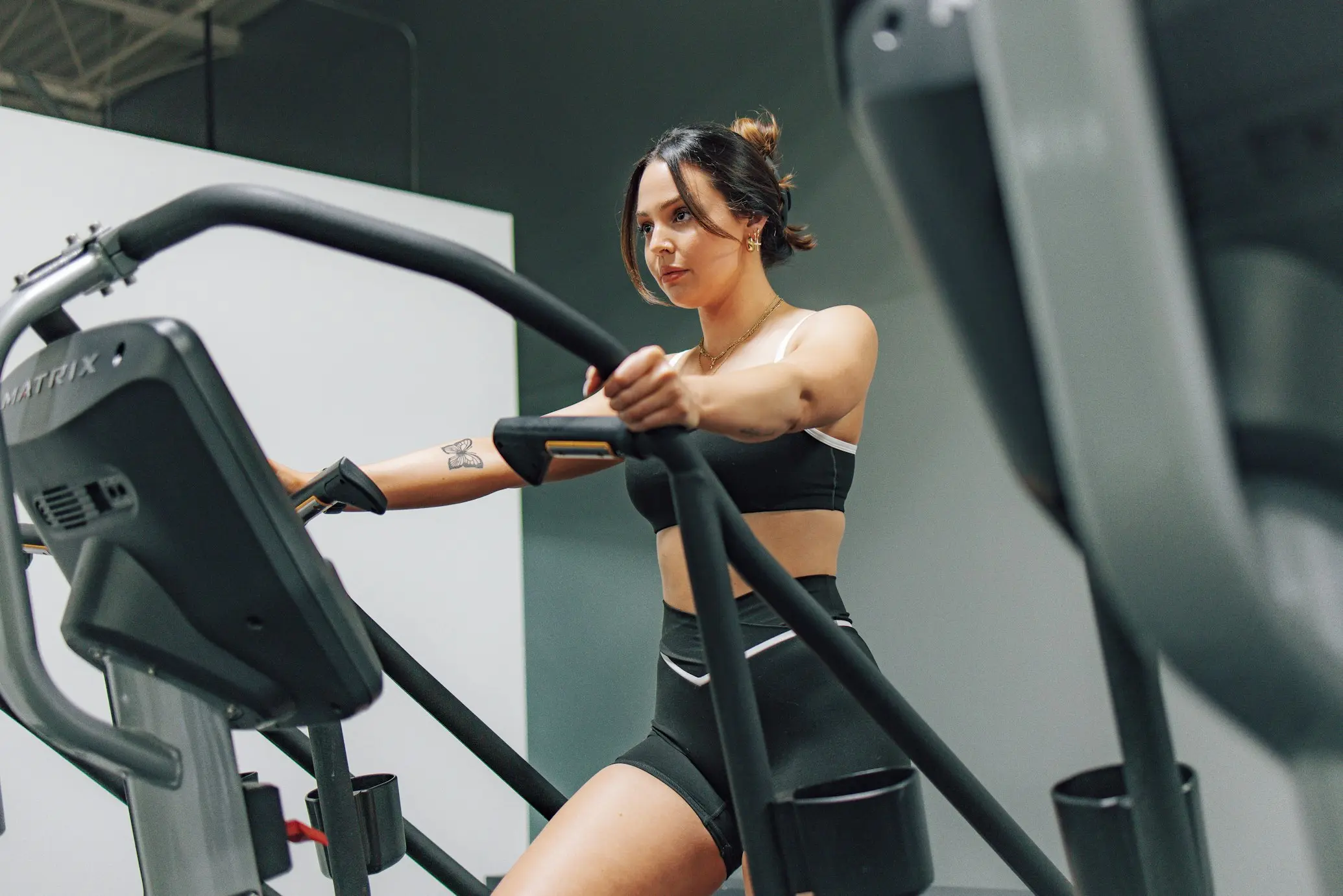 woman on the stairmaster