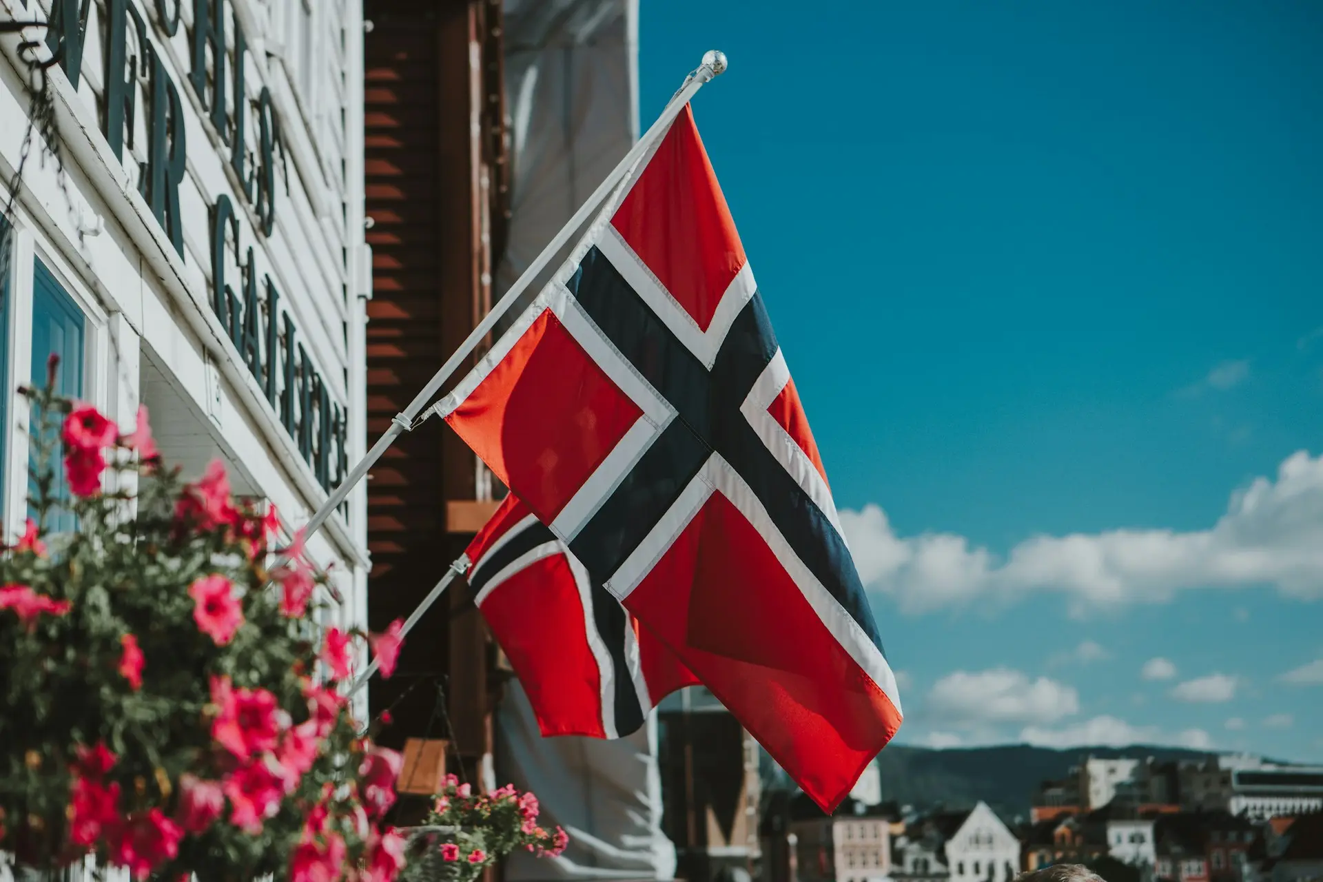 Norwegian flag.