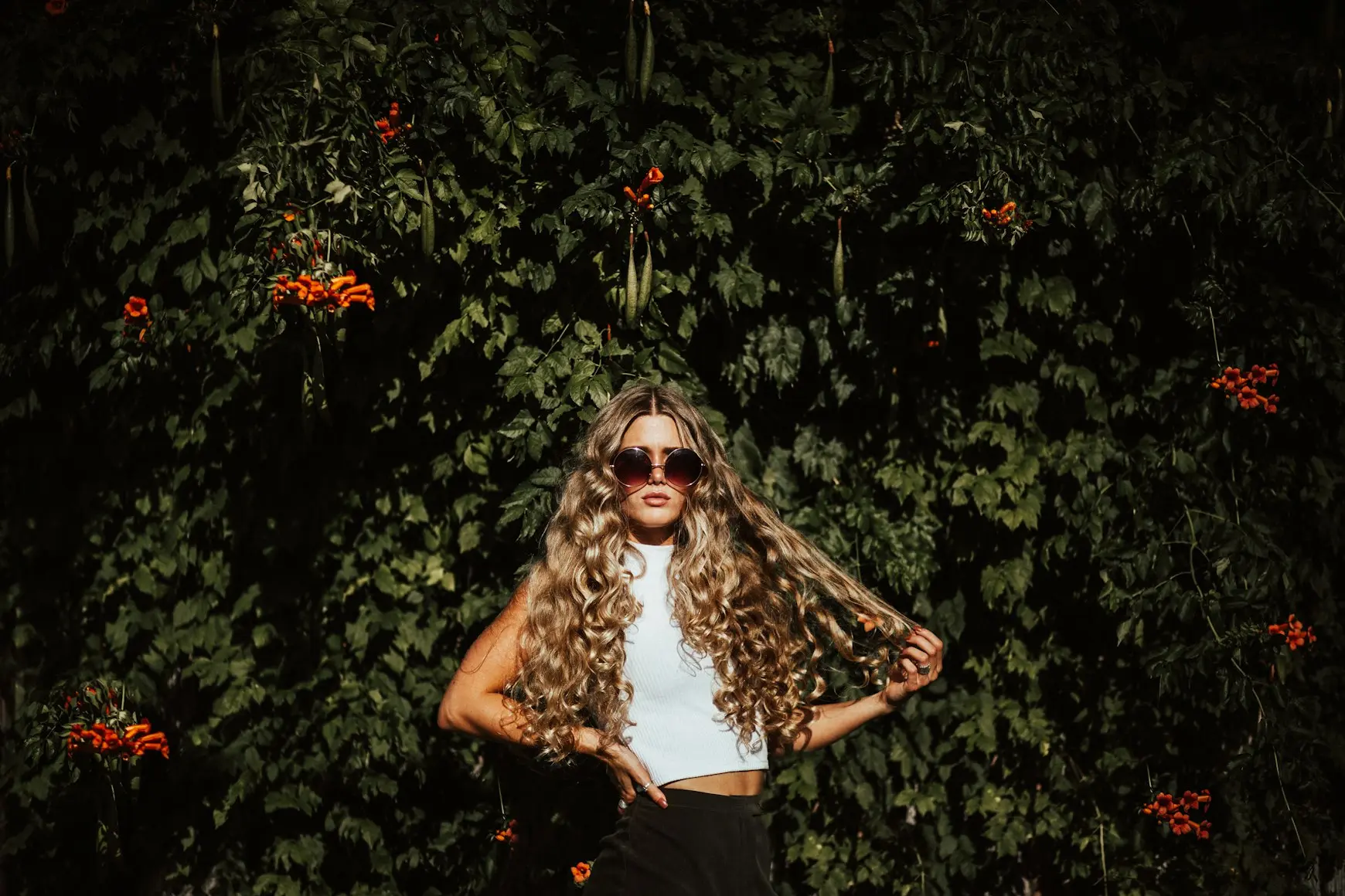 woman with healthy hair