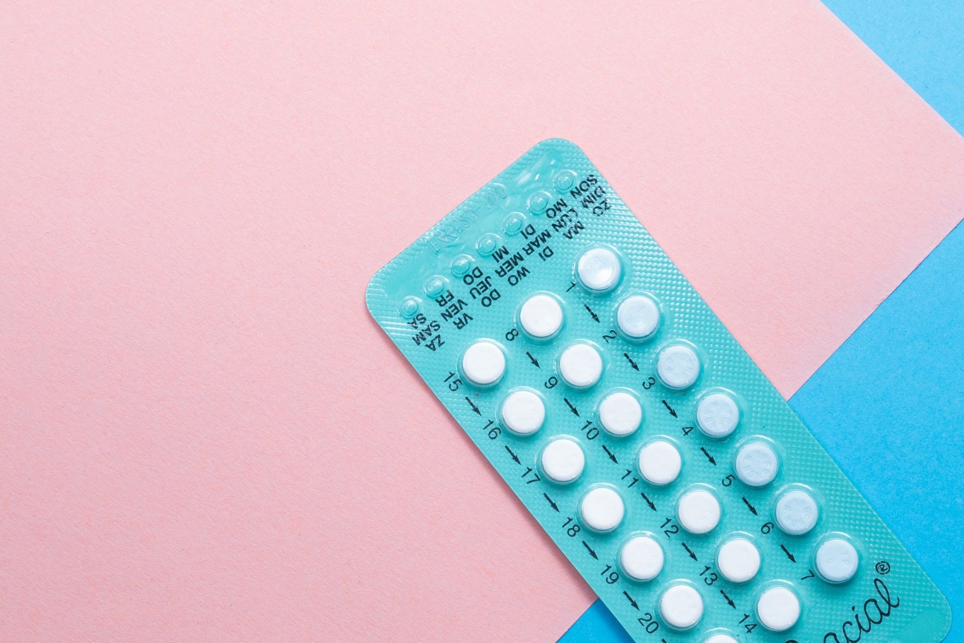 Birth control pill pack.