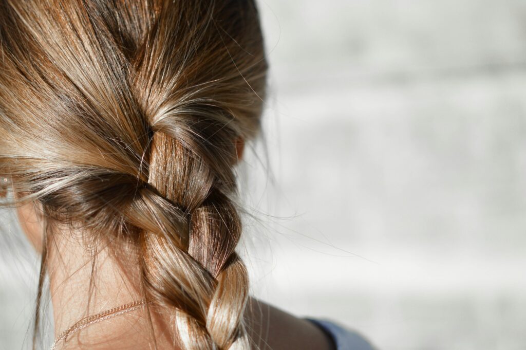 Woman With Braided Hair