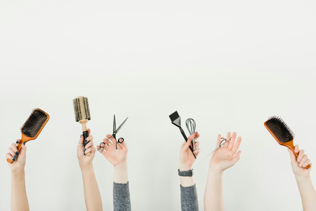 holding hair tools