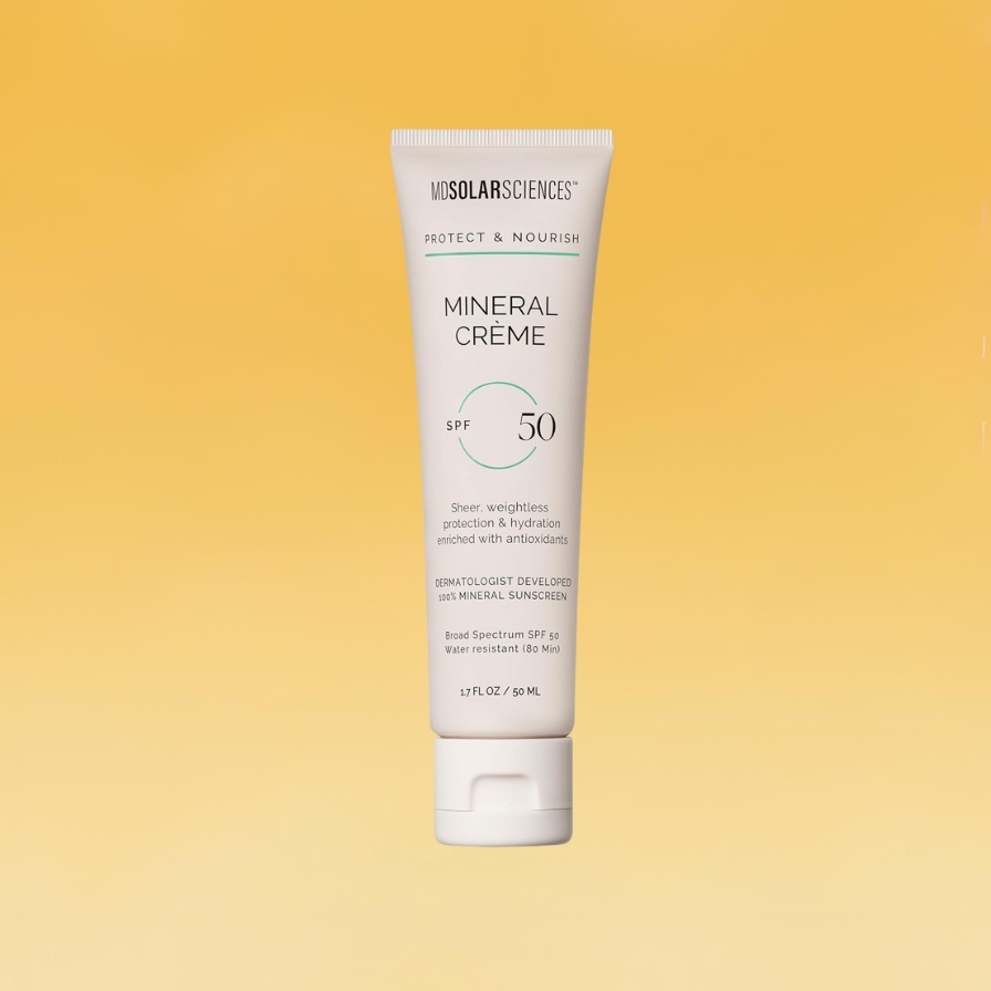 Example of Mineral sunscreen for sensitive skin