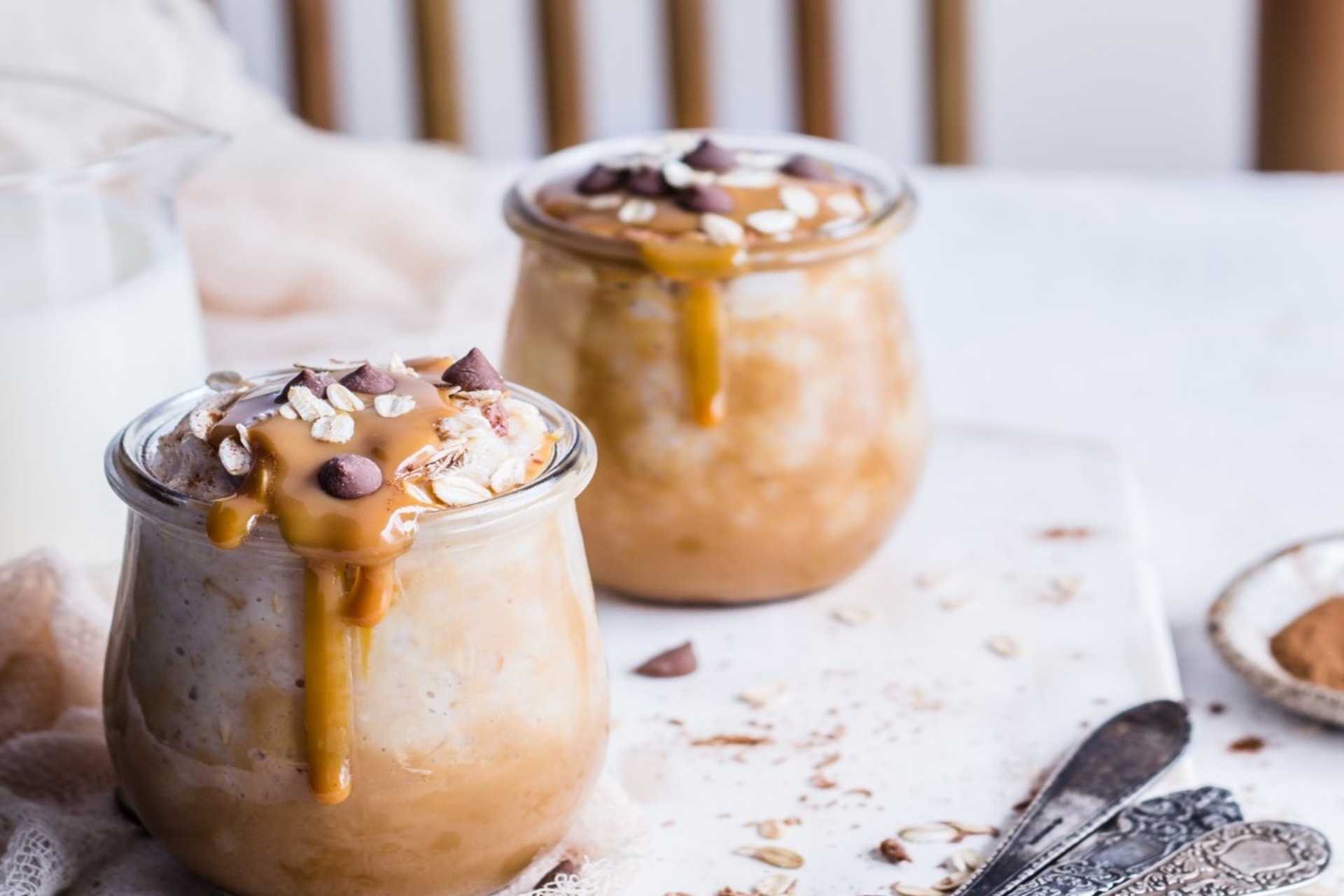 golden milk overnight oats