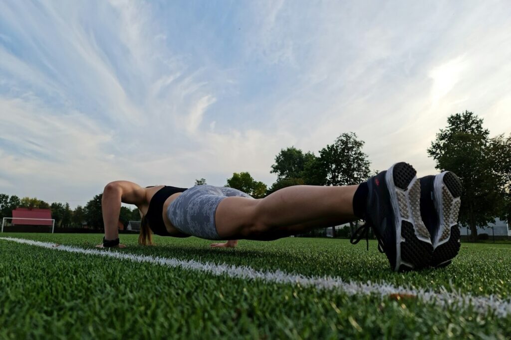 planking posture