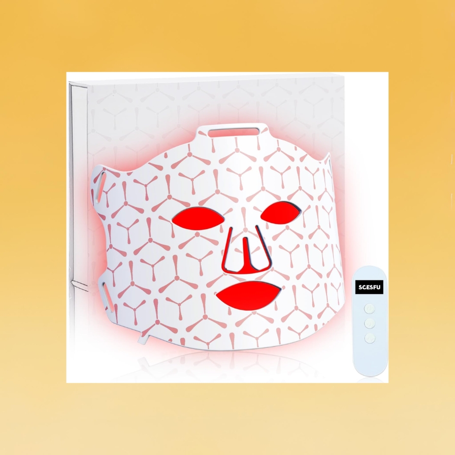 12. SUCEFU’s Red Light Mask is one of the best led face mask 