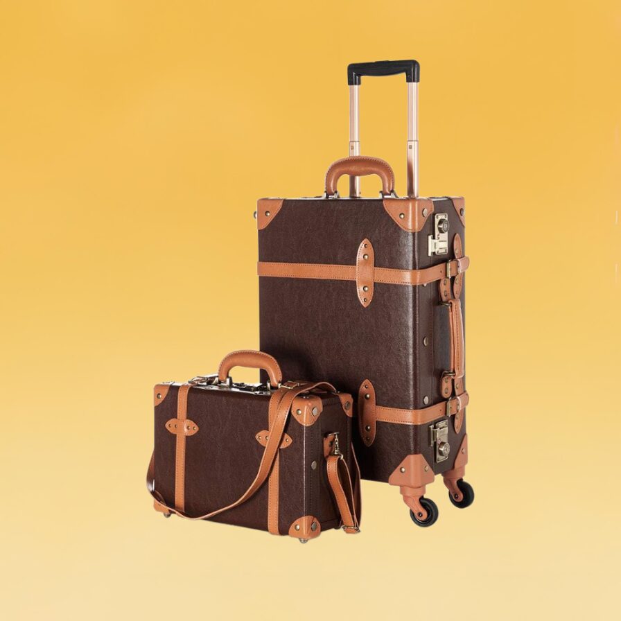COTRUNKAGE Vintage 2-Piece Luggage Sets