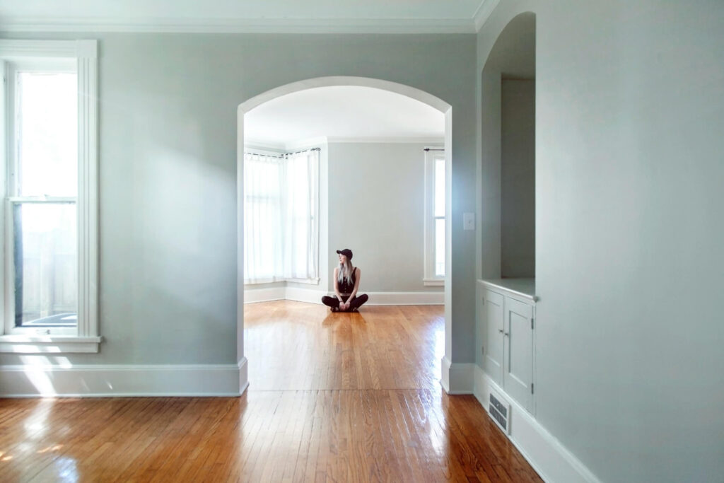 An empty house can become overwhelming while you adjust to the new town and being away from home. 