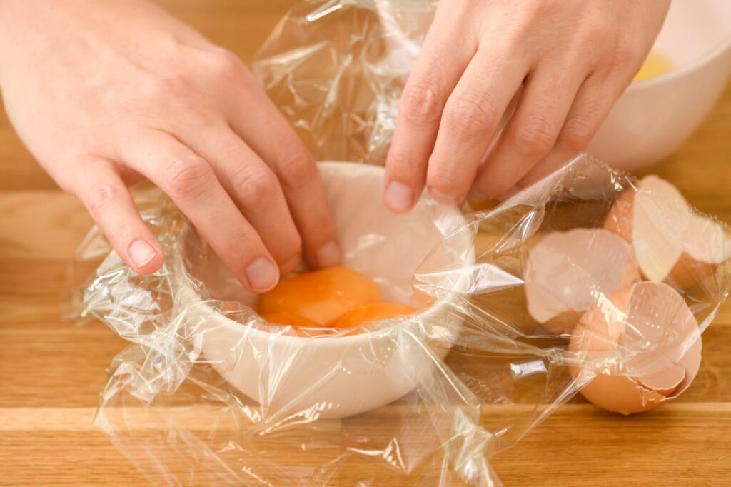 Egg Yolks in a Ceramic Bowl

