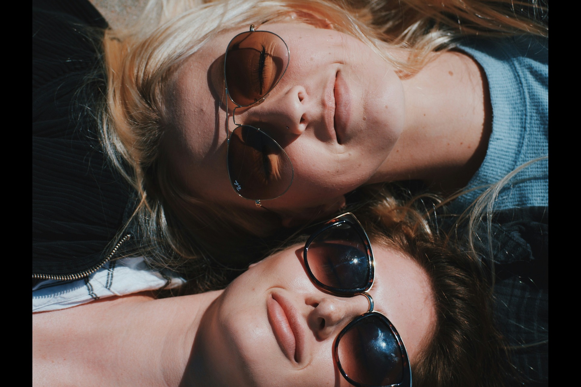 girls wearing sunglasses