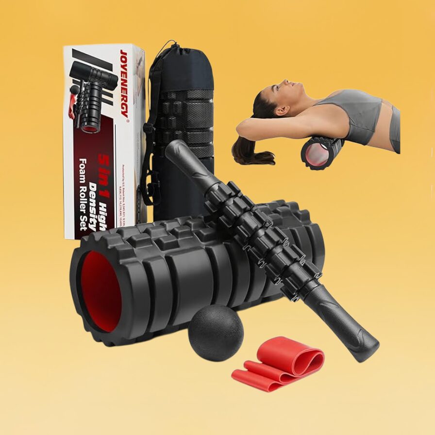 JOYENERGY 5-in-1 Foam Roller Set